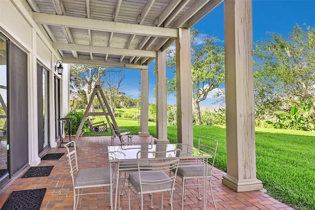 view of patio