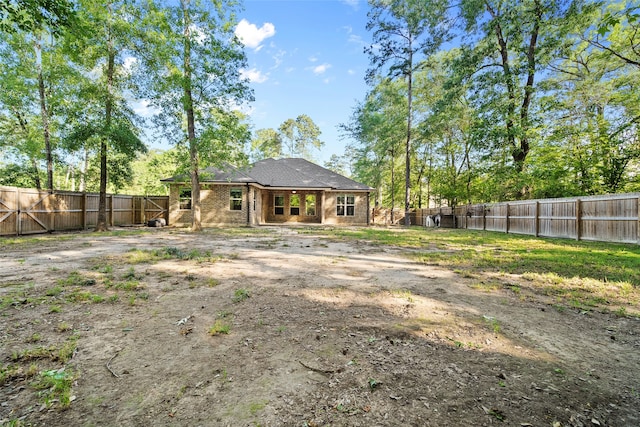 view of back of house