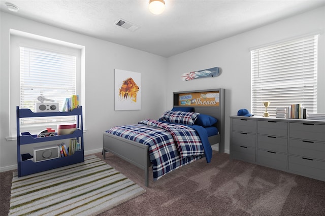 bedroom featuring carpet floors