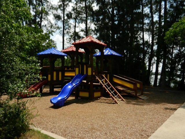 view of jungle gym