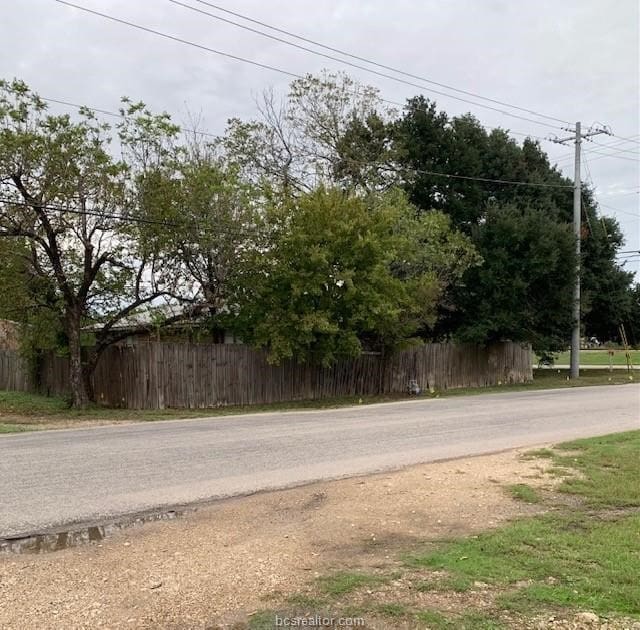 view of road