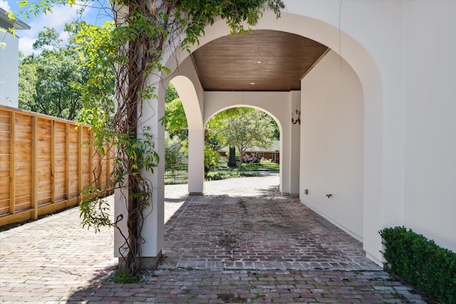 view of patio