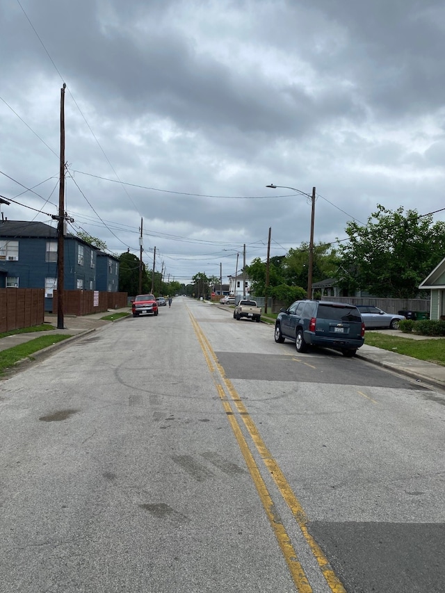 view of road