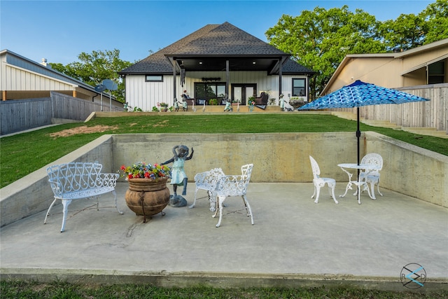 view of patio