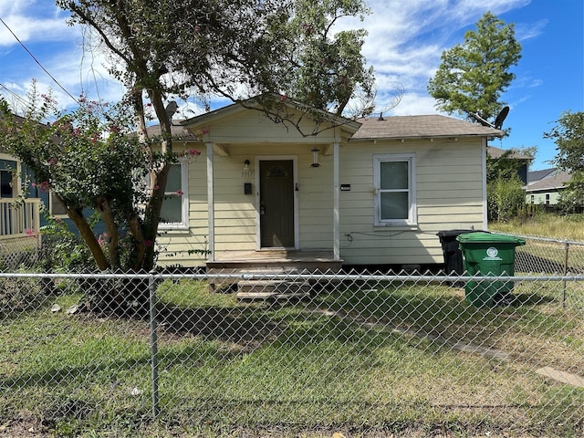 view of bungalow