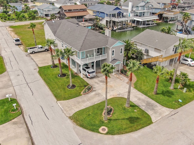 bird's eye view featuring a residential view