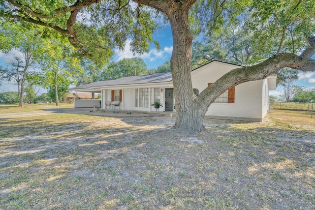 view of front of home