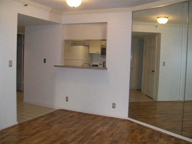 interior space with wood-type flooring