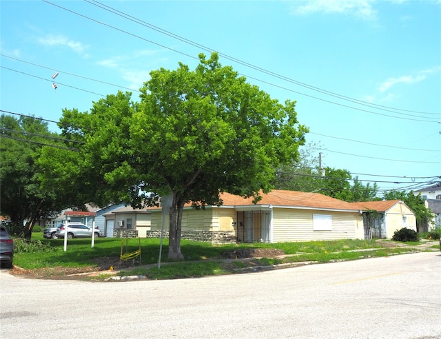 view of front of home