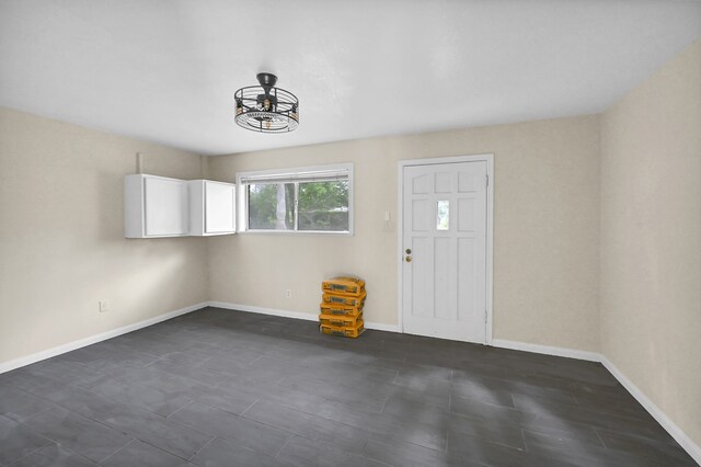 foyer entrance featuring dark hardwood / wood-style floors