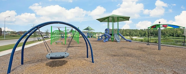 view of play area