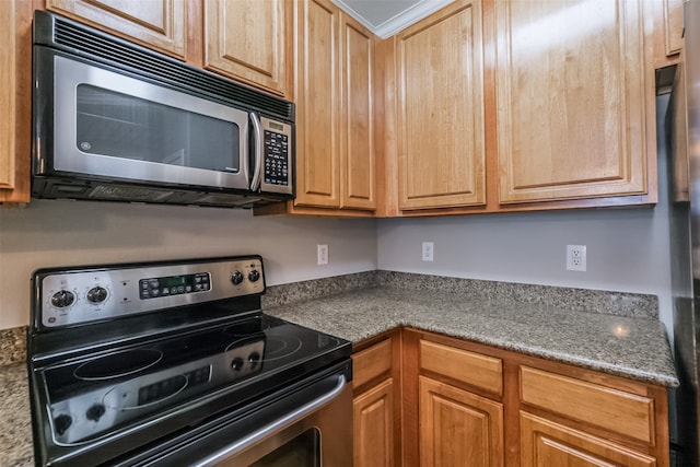 kitchen with appliances with stainless steel finishes