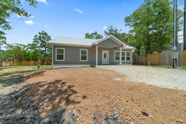 view of ranch-style home