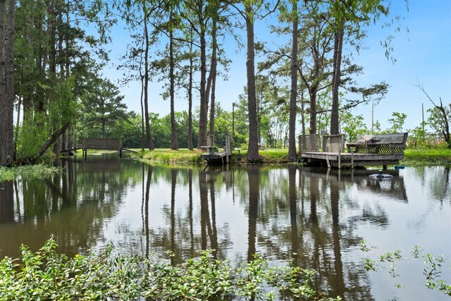 view of water feature