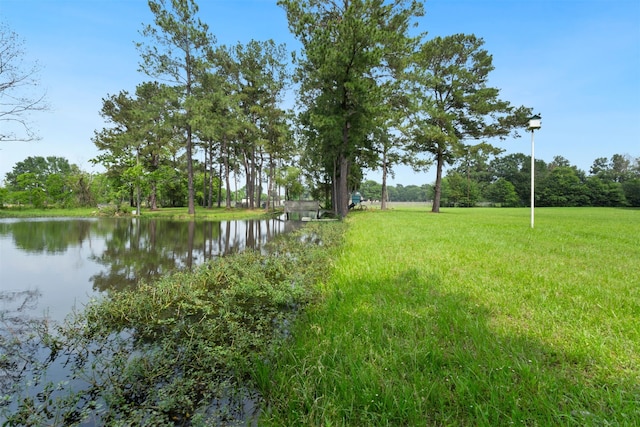 view of property view of water