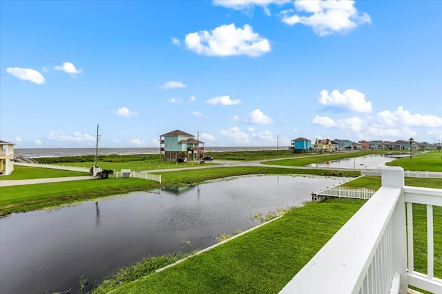 view of water feature