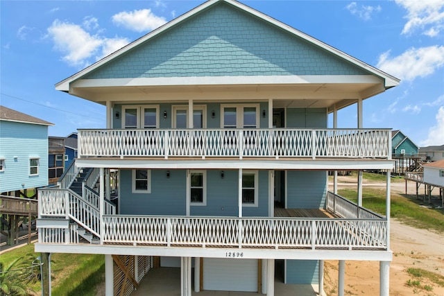 view of rear view of property