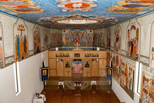 interior space featuring hardwood / wood-style flooring