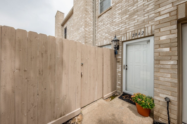 view of entrance to property