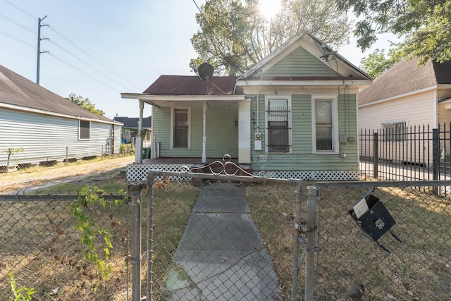 view of bungalow-style house