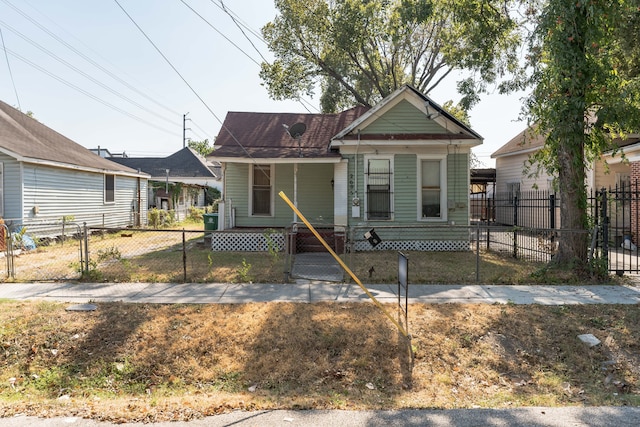 view of bungalow-style house