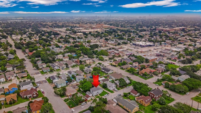 view of aerial view