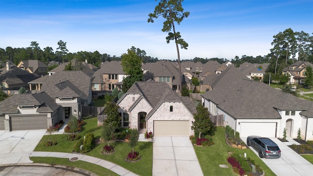 birds eye view of property featuring a residential view