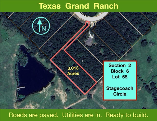 2-6-55 Stagecoach Cir, Huntsville TX, 77340 land for sale