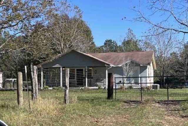 view of rear view of property