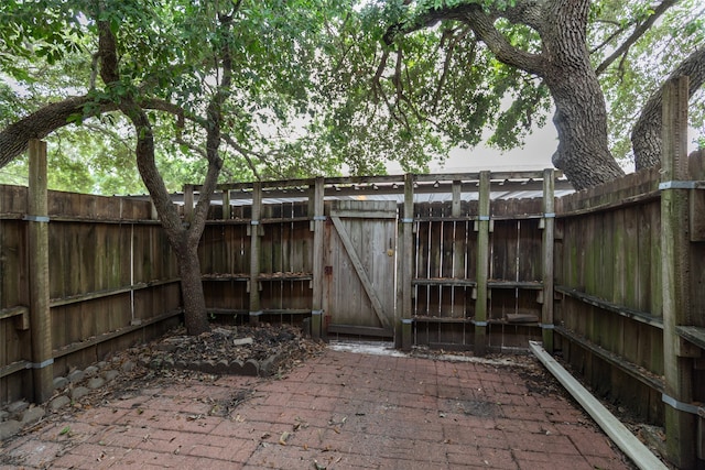 view of patio