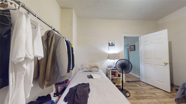 interior space featuring light hardwood / wood-style flooring