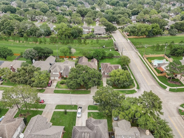 birds eye view of property featuring a residential view