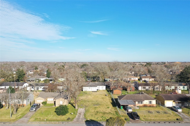 view of aerial view