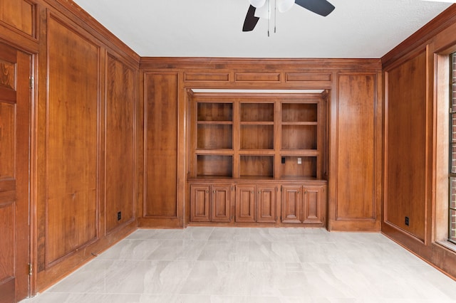 17402 Wilton Park Ct, Spring, TX 77379 - empty room with ceiling fan and light tile floors