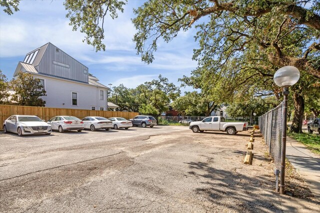 view of vehicle parking