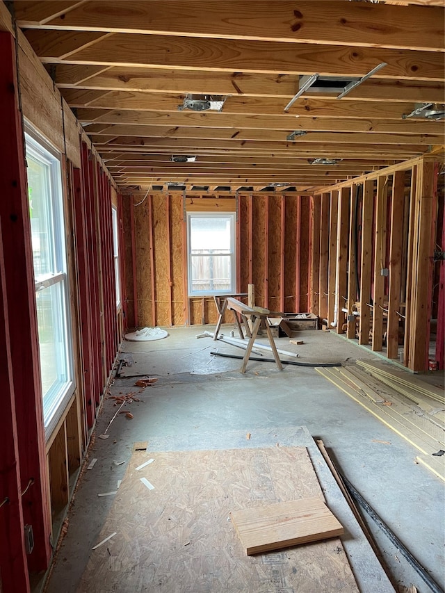 miscellaneous room with plenty of natural light