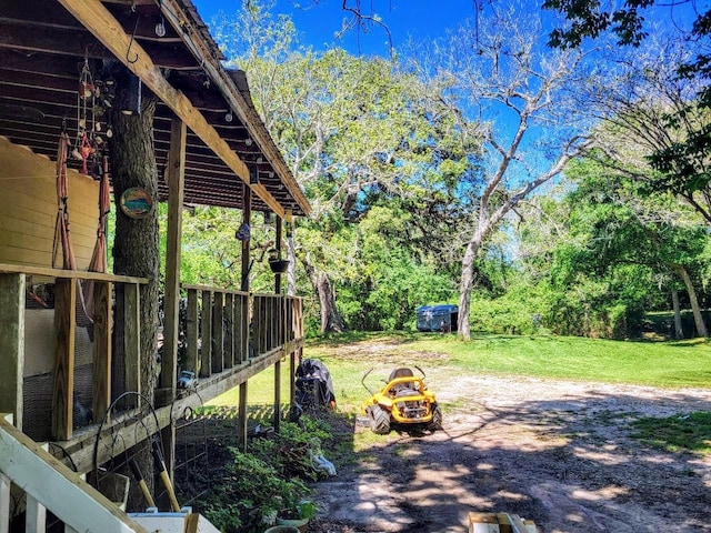 exterior space featuring a yard