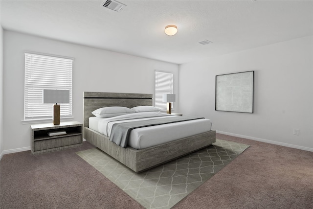 bedroom featuring carpet floors