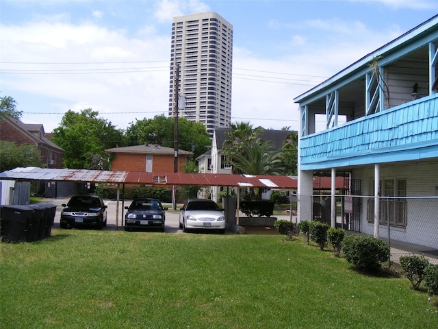 exterior space featuring a balcony