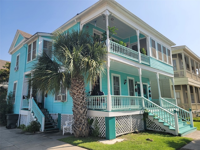 view of front facade with a porch