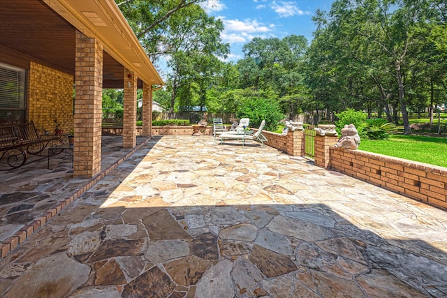 view of patio