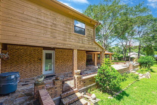 exterior space featuring a patio