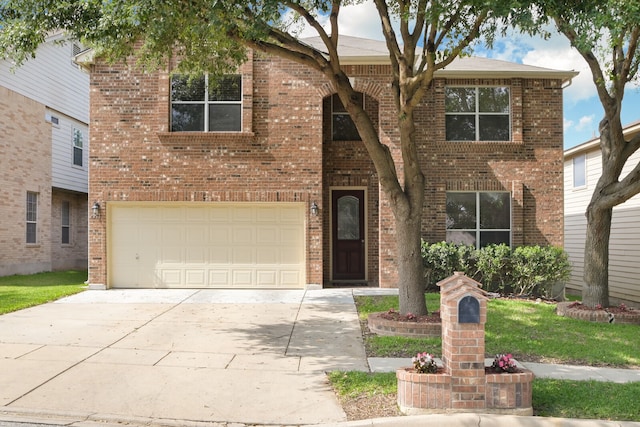 front facade featuring a garage