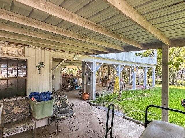 view of patio