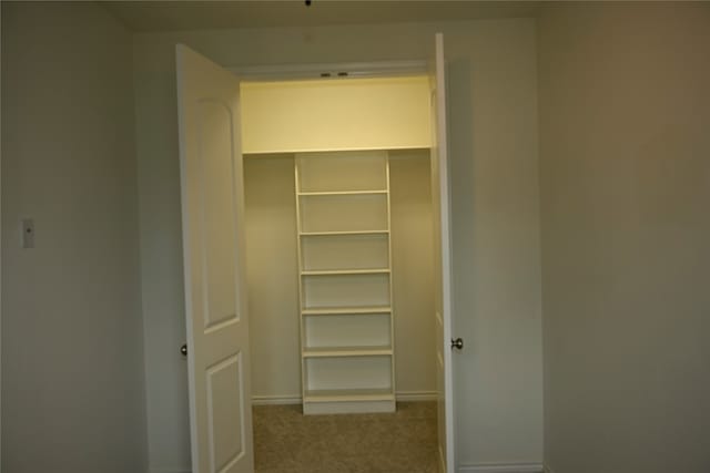 view of closet