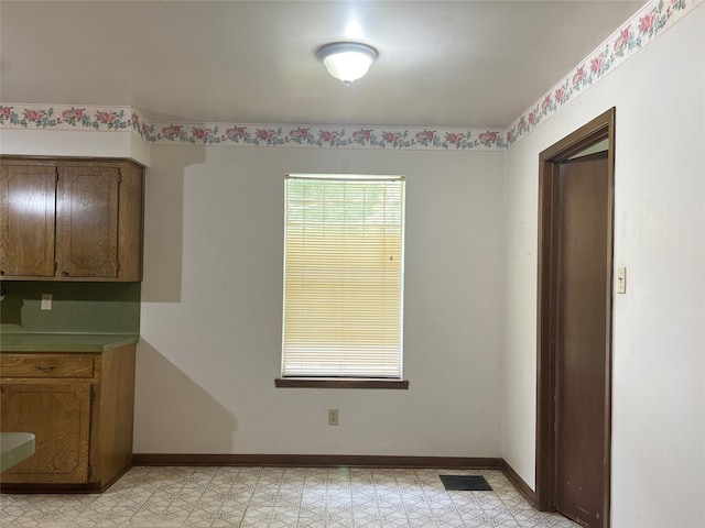 view of tiled dining room