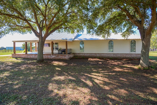 view of back of property