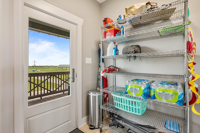 view of pantry