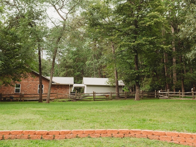 view of yard