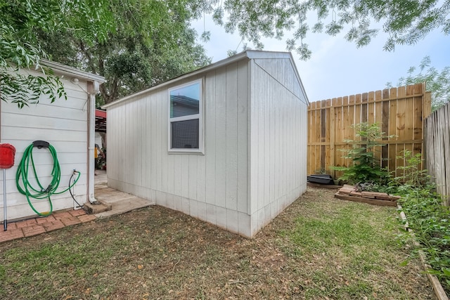 view of shed / structure